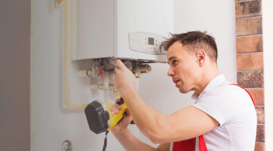 Professional water heater repair in Palms, MI